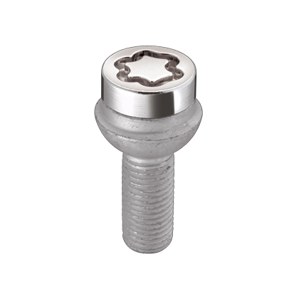 McGard Wheel Locks Set Of 4 - M12 X 1.5 Radius Seat Bolt Locks With Security Key